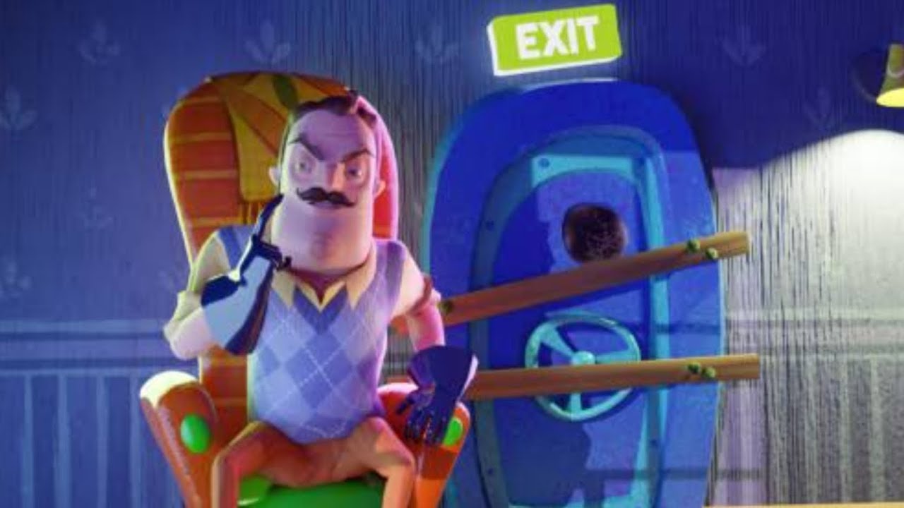 Hello neighbor Roblox act one escaping