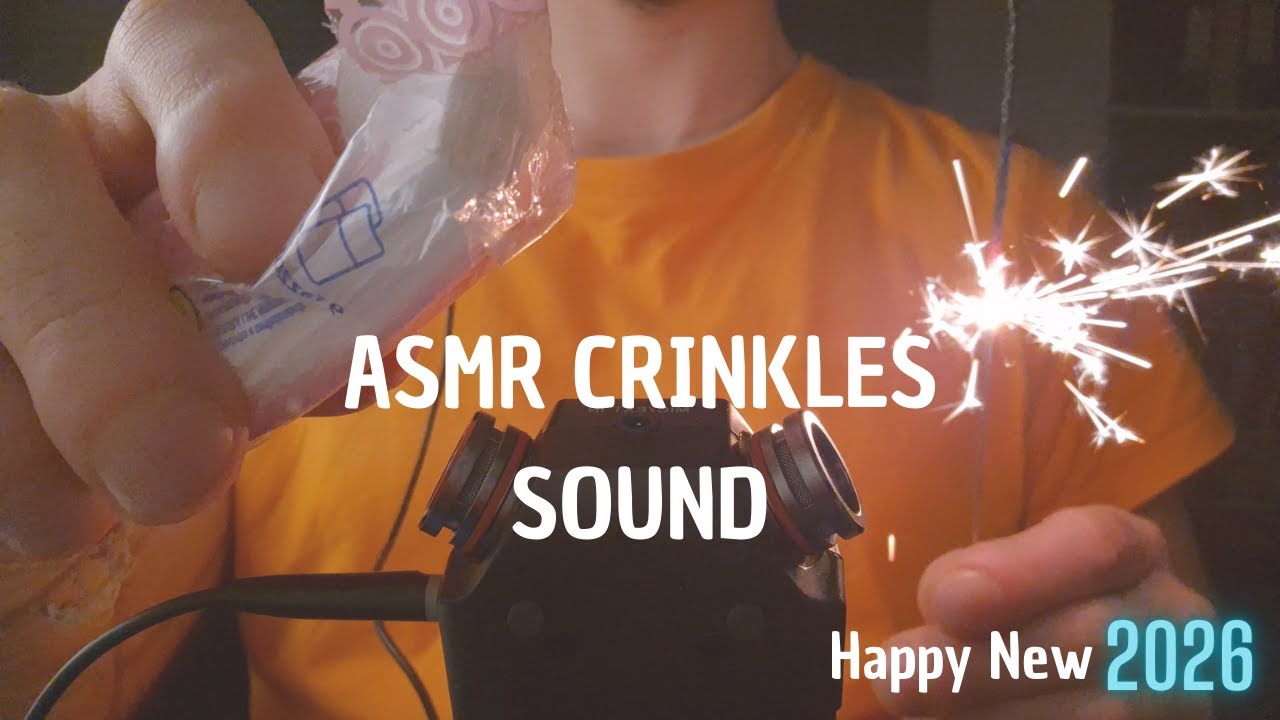 ASMR Crinkles (No Talking) | Satisfying Triggers | Happy New Year
