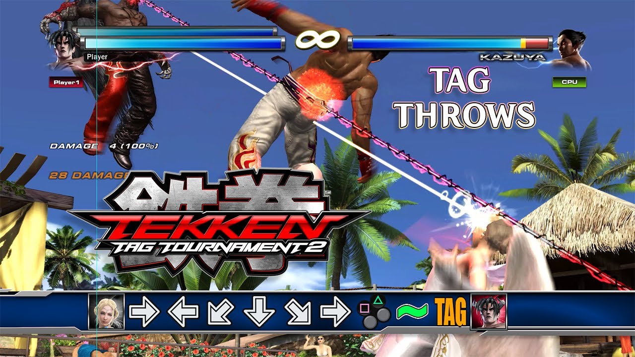 TEKKEN TAG 2 | ALL TAG THROWS | WITH COMMANDS