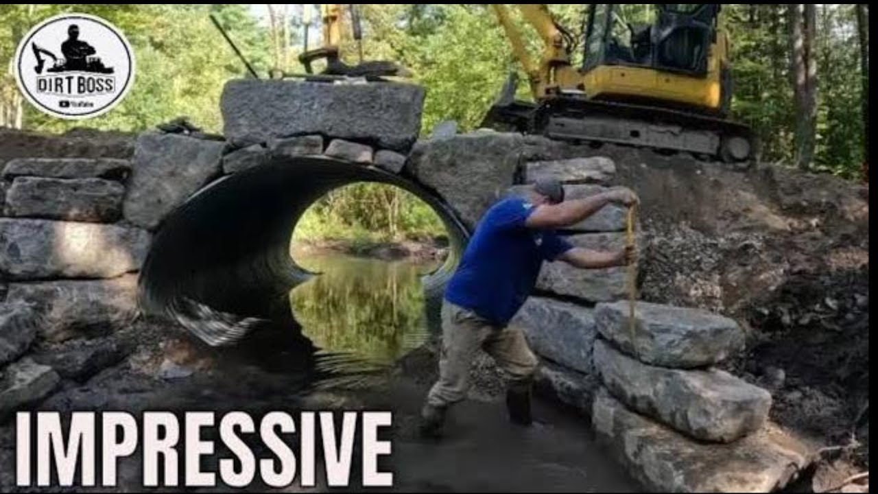 Wing Walls BIG Culvert pipe