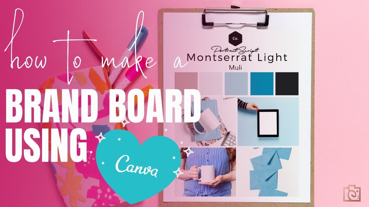 How to Create a Brand Boards in Canva