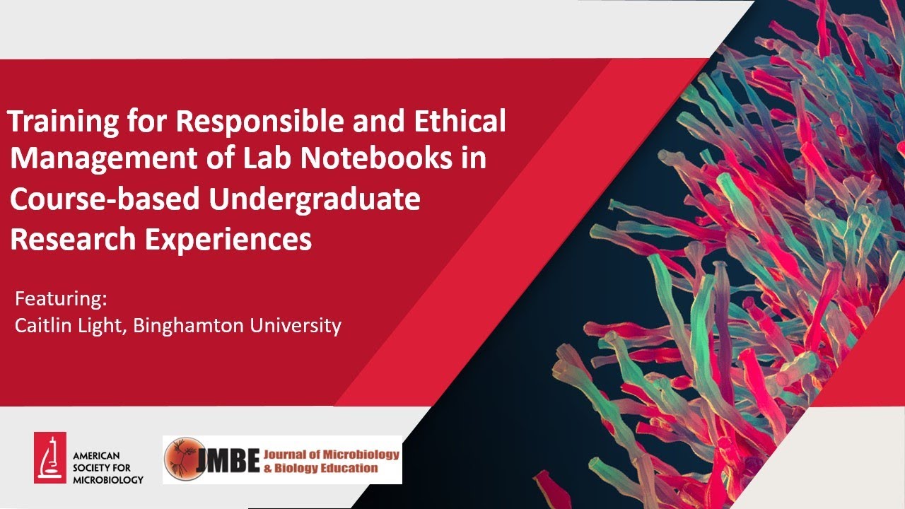 Training for Responsible and Ethical Management of Lab Notebooks in CUREs