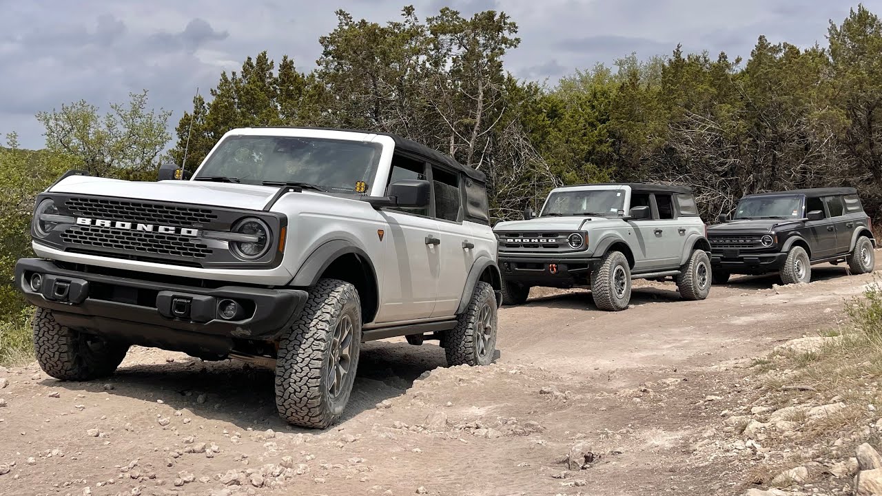 Base, Big Bend, and Badlands Broncos Offroad