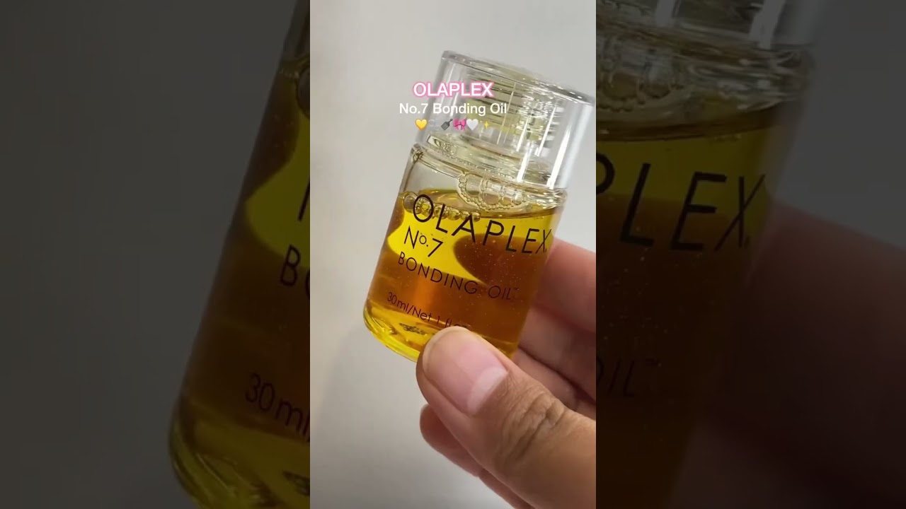 BEST hair oil💁🏻&zwj;♀️Olaplex No.7 Bonding Oil💛✨ #trending #beauty #haircareproducts #hairoil #shorts