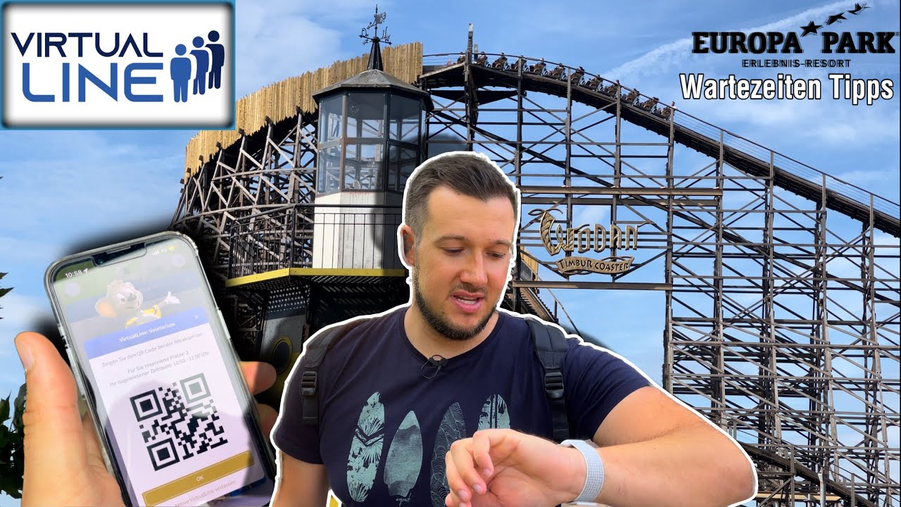 Weniger WARTEZEIT im EUROPA-PARK - Kostenlos! | VIRTUAL LINE erklärt |