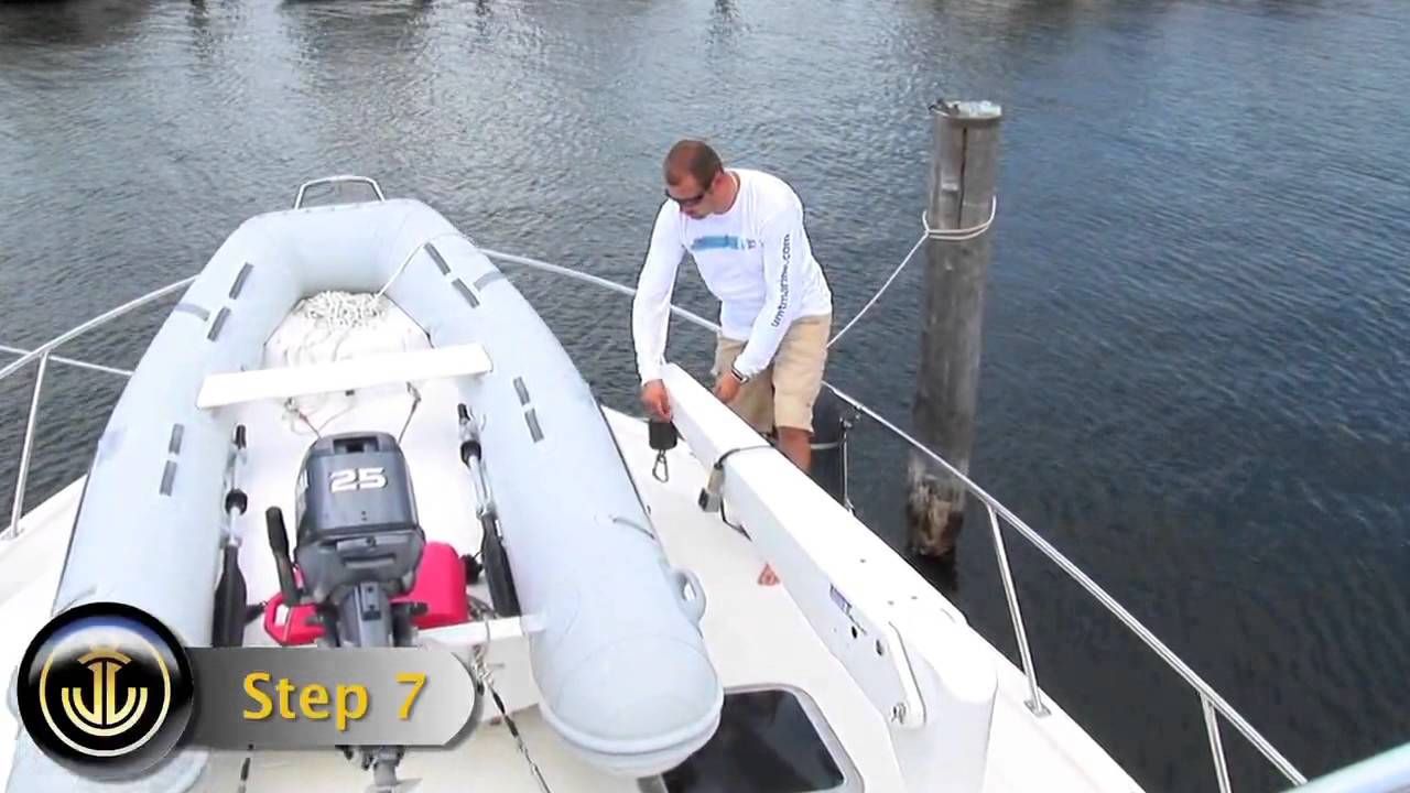How to Operate UMT MARINE Manual Davit