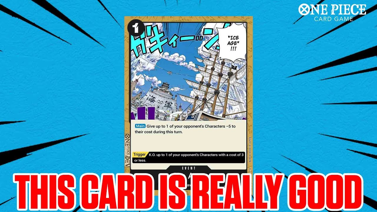 [Ice Age is really good!] - Blue-Black Sakazuki vs. Yellow Enel [OP05] [One Piece Card Game]