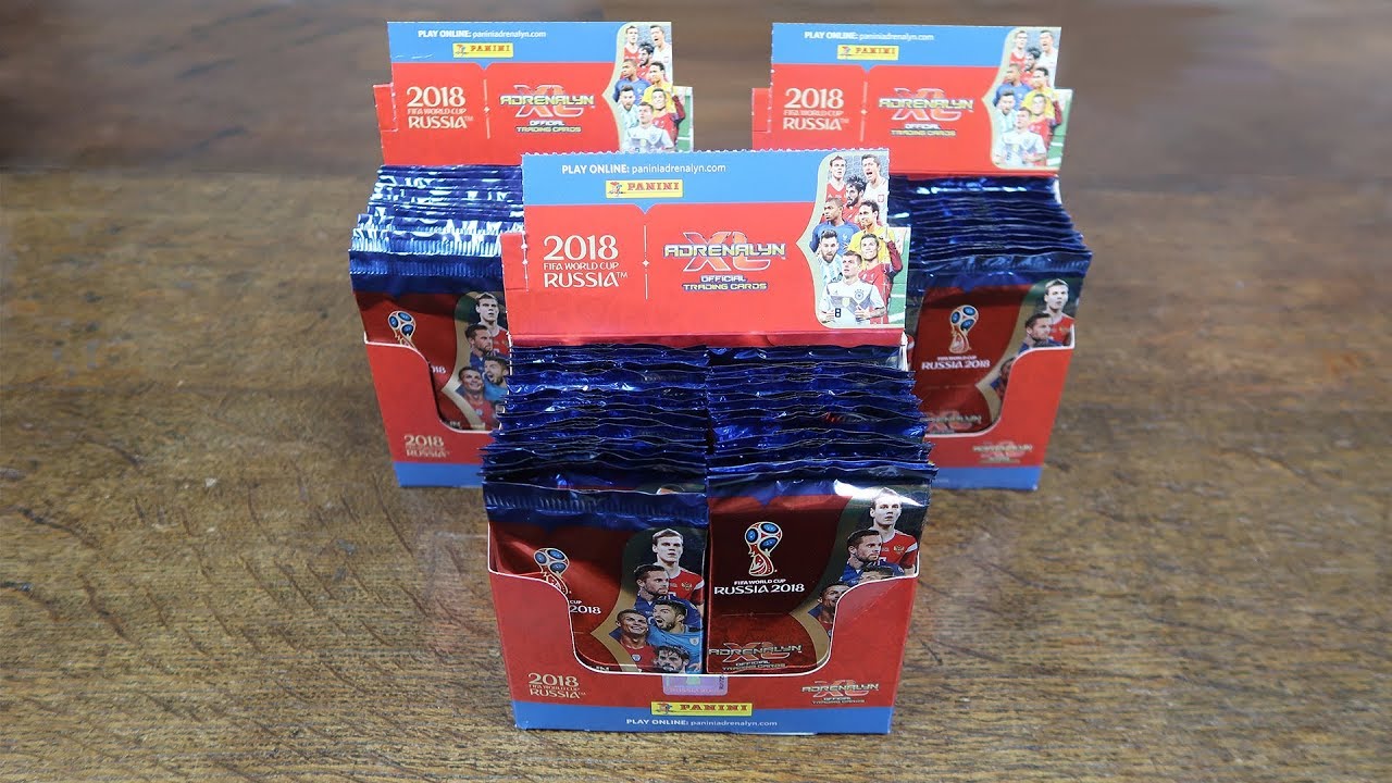 100 PACKS! Panini Adrenalyn XL World Cup 2018