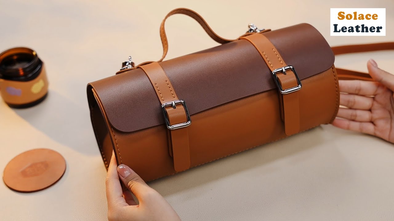 Solace Leather DB888 Handbag DIY Kits Sewing Tutorial