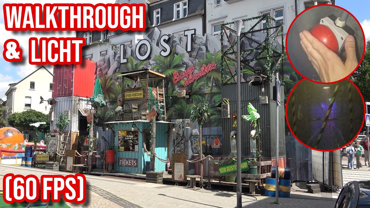 Lost - Escape Adventure (Weber) - Walkthrough/Onwalk & Licht - Johanniskirmes 2024 in Mettmann