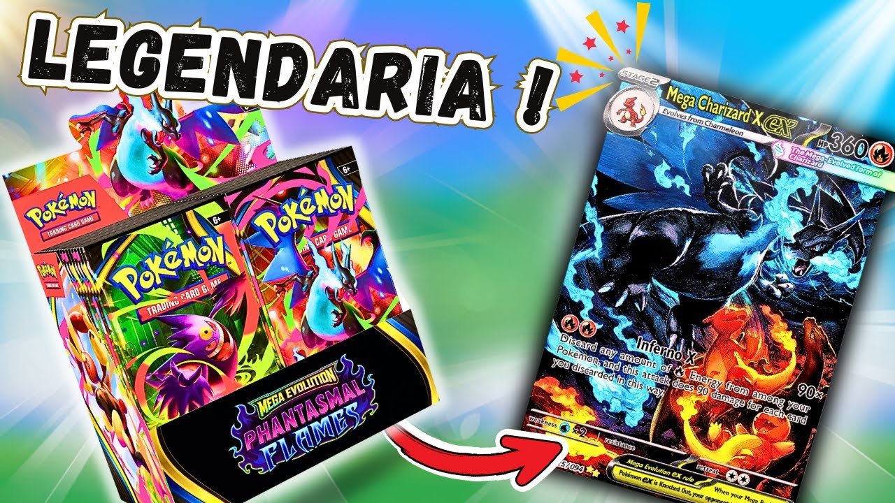 ¡ESTÁ ROTÍSIMA! 😱 La Legendaria Booster Box de Phantasmal Flames | Pokémon TCG