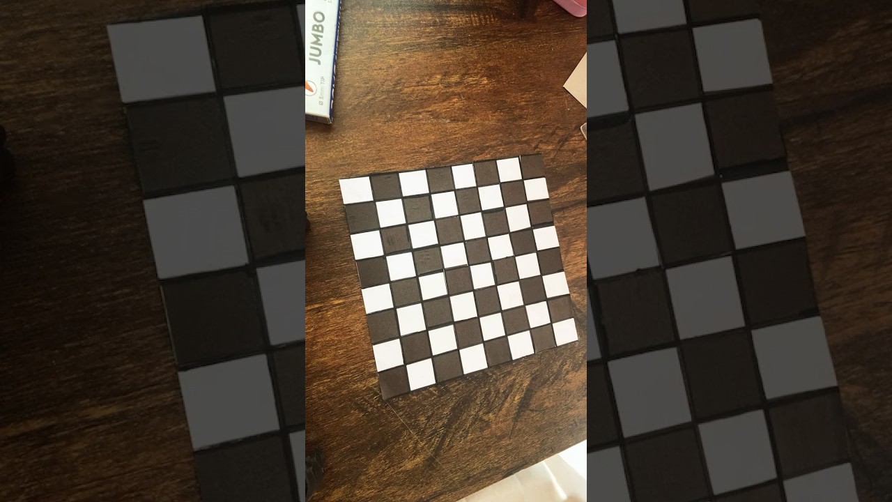 How to make a Paper Chess Board