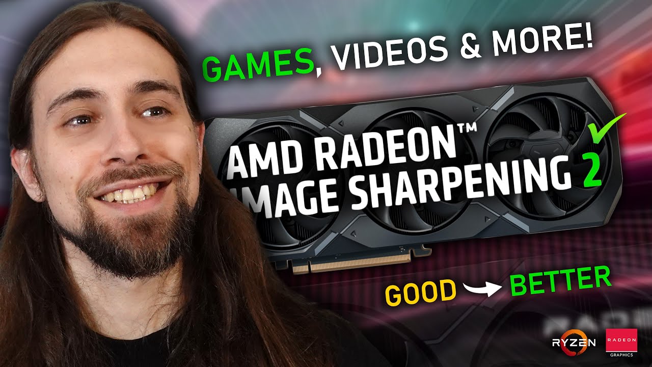 Я только что протестировал Radeon Image Sharpening 2, и он НАМНОГО лучше, чем я думал!