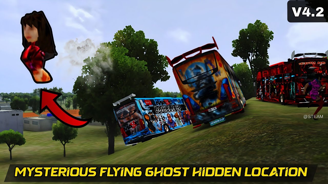 BUSSID HIDDEN PLACE /MYSTERIOUS FLYING GHOST HIDDEN LOCATION /Kenyan Gameplay /Multiplayer