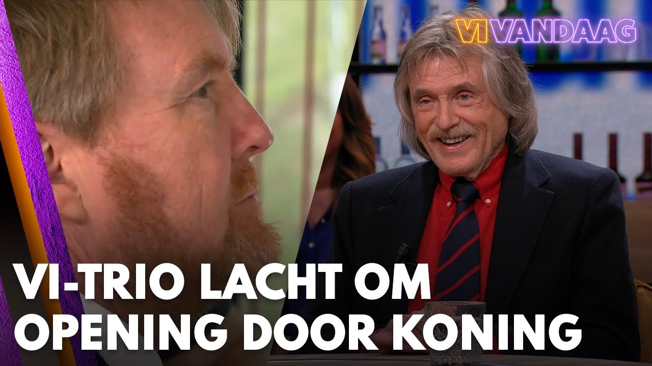 VI-trio lacht om opening zeesluis door de Koning | VI VANDAAG