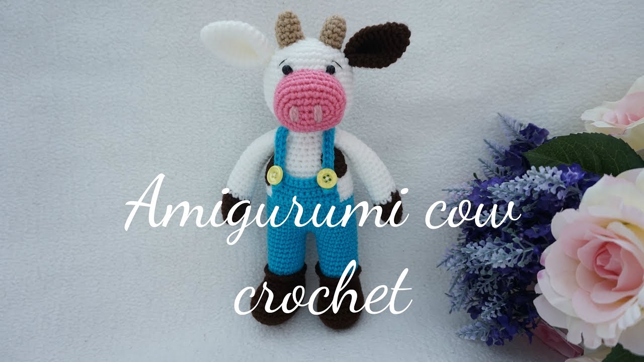 HOW TO CROCHET  AMIGURUMI COW