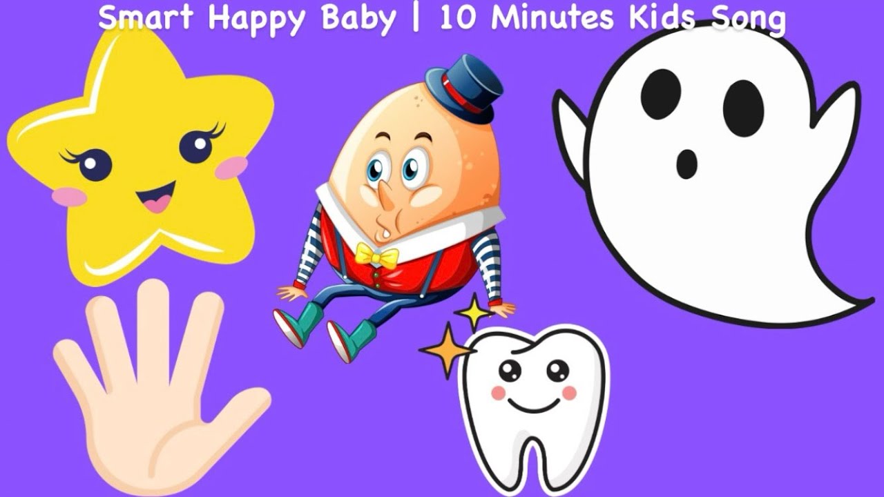 Smart Happy Baby | 10 Minutes Baby Song | Ten Minutes Kids Song | Nursery Rhymes | Sing Along