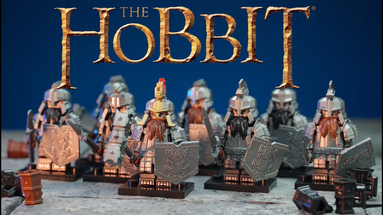 Lego Minifigure The Hobbit Dwarves Durin's Folk D Ii IronFoot (SPEED BUILD) KT1040 Unofficial