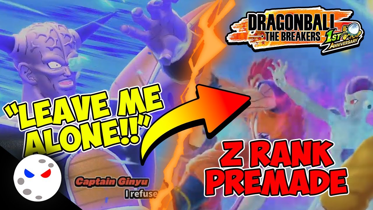 Z Rank Premade DOMINATES Ginyu Raider - DragonBall: The Breakers Funny Moments