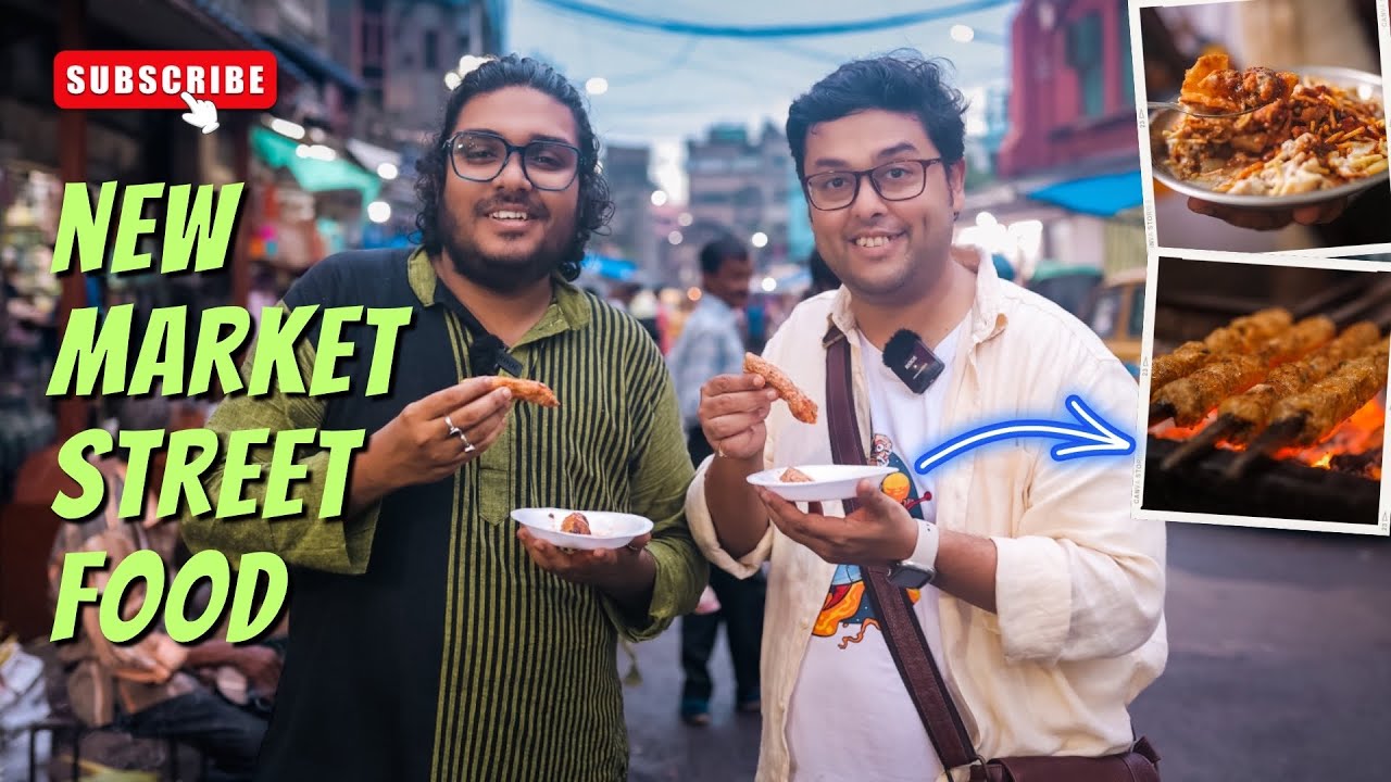 New Market Street Food | Kolkata Street Food | Durga Puja