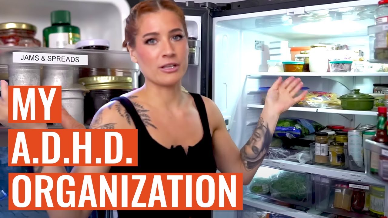 I have ADHD & how I organize my fridge is life changing (TikTok is Making ADHD Trendy?!)
