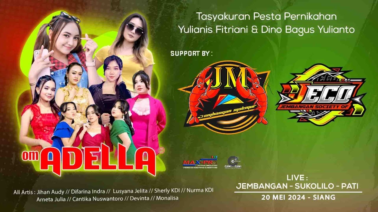 ✅  LIVE STREAMING OM. ADELLA ||  TASYAKURAN 