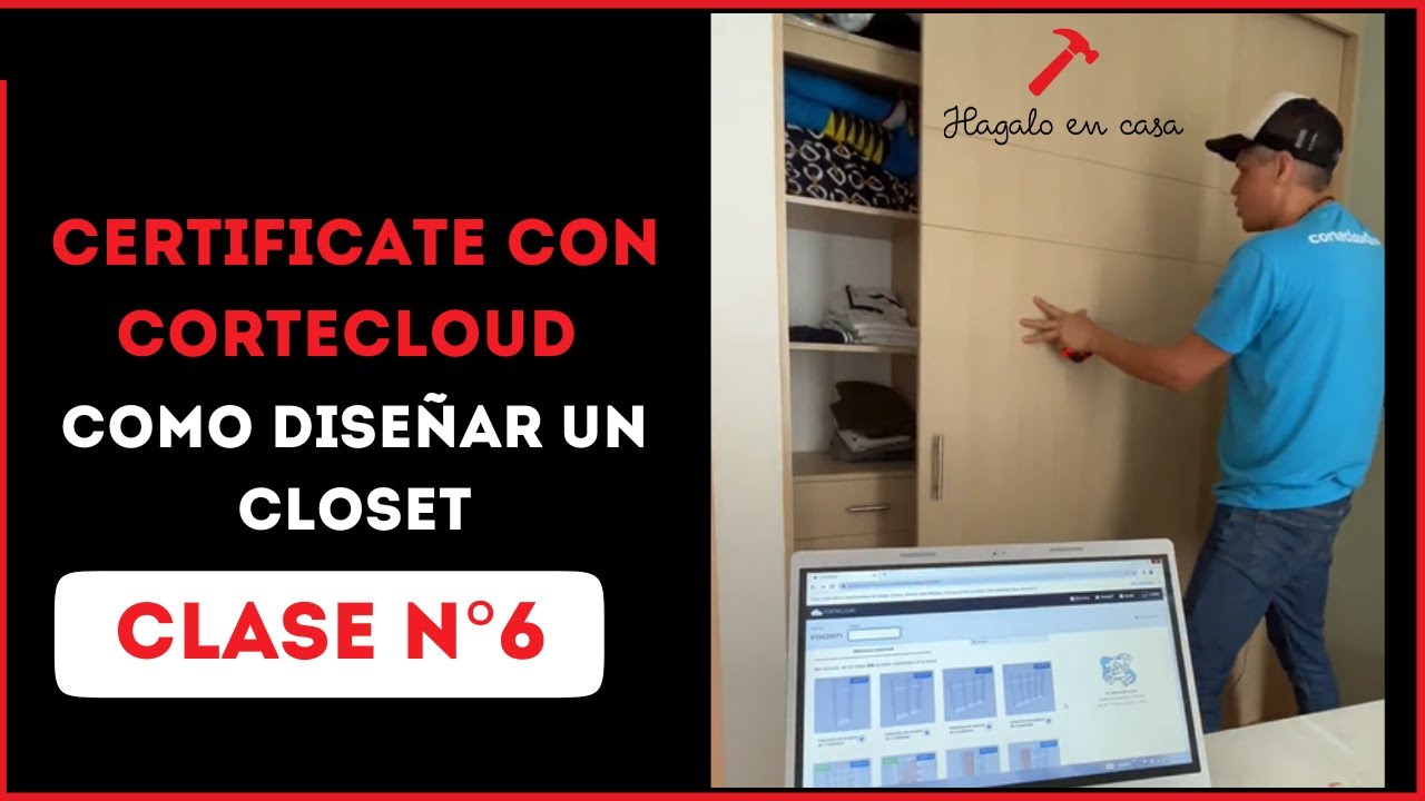 Clase #6 CorteCloud 🛠️Cómo Diseñar y Despiezar un Clóset Paso a Paso