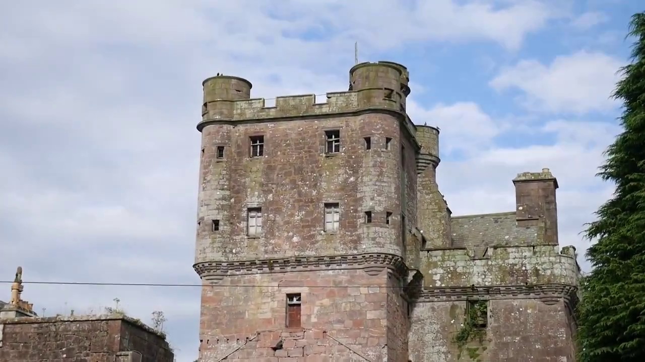 Hoddom Castle Site Tour part 1 - Fulltime Motorhome Life Vlog #222