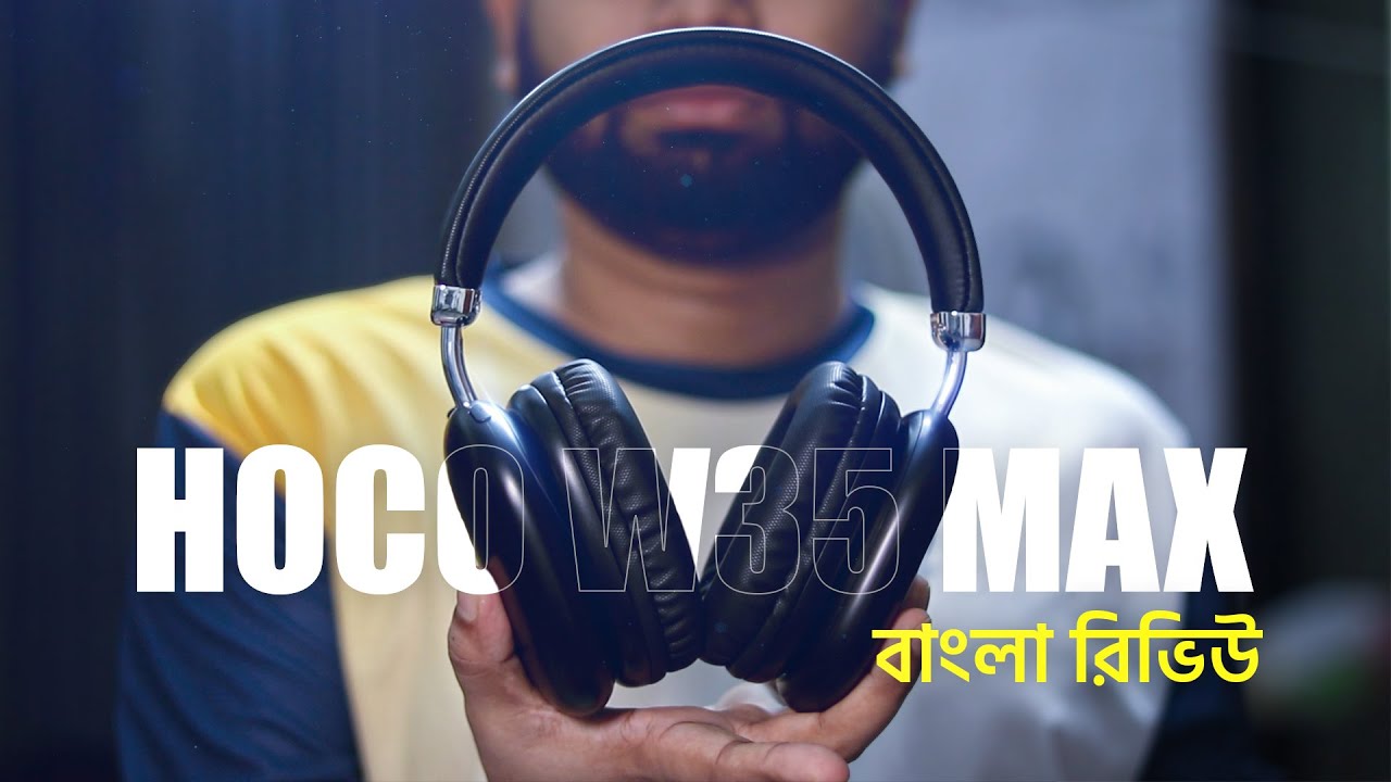 Long Battery Life | Hoco W35 Max Bangla Review | TechBit