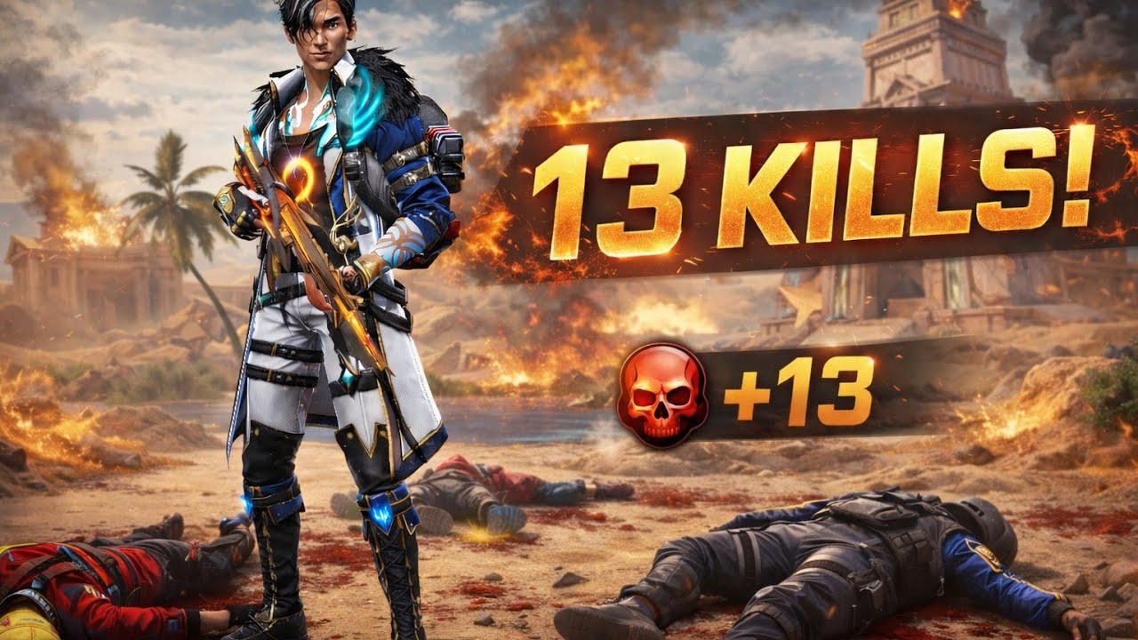 Funny Match 😂 | 13 Funny Kills #freefire 