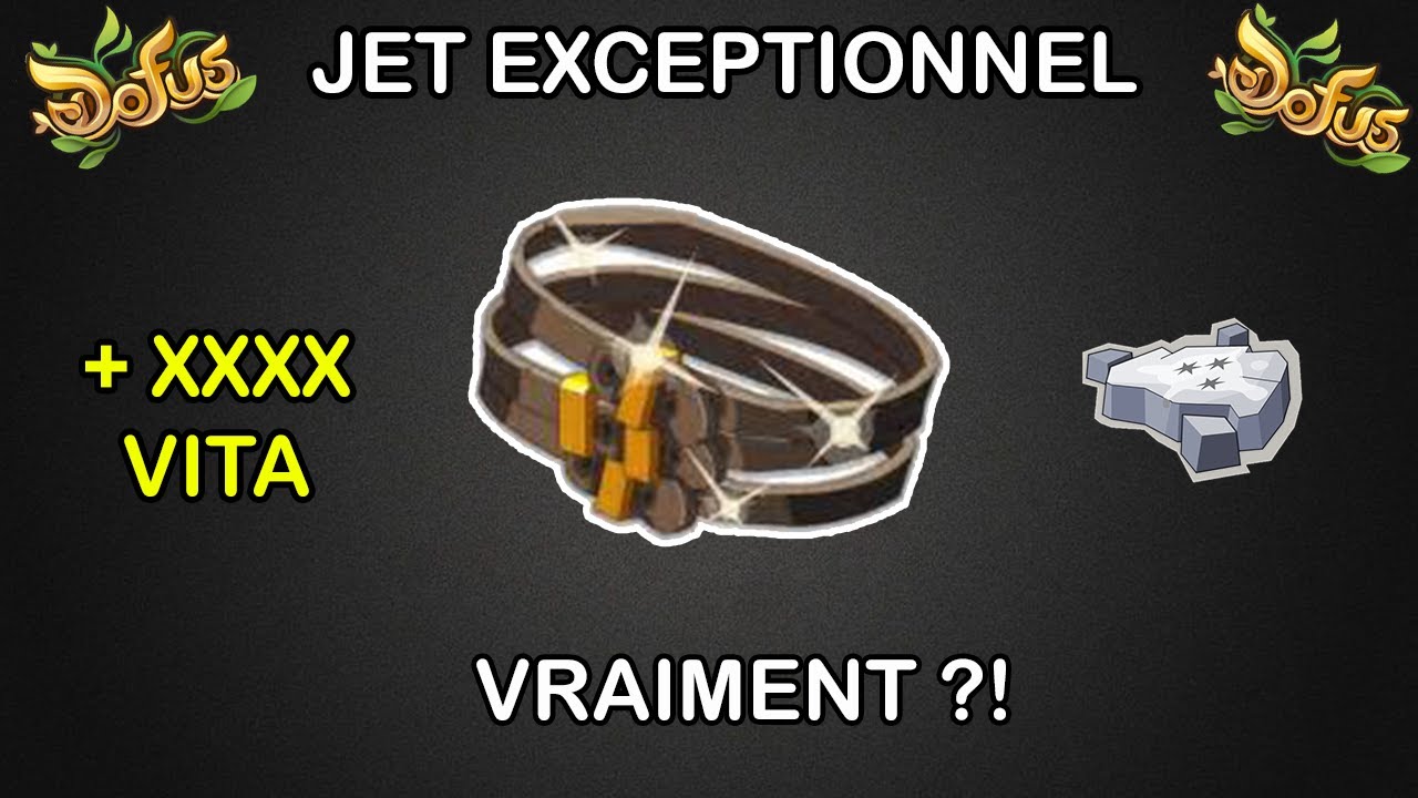 [DOFUS] Cette ceinture est-elle vraiment si EXCEPTIONNELLE ?!