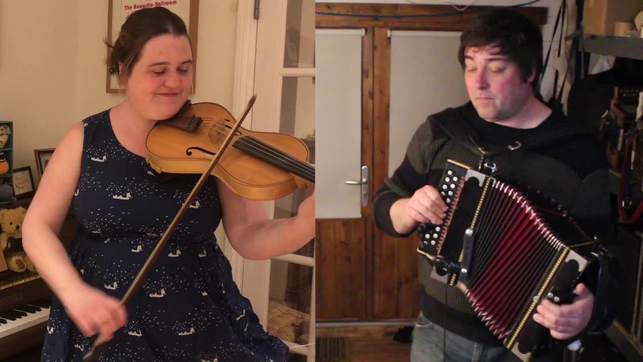 Jackie Oates  & John Spiers play together while staying at home!