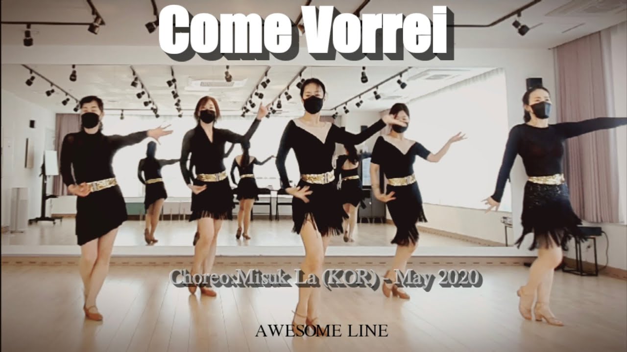 Come Vorrei Line Dance Demo/컴 보레/초중급룸바