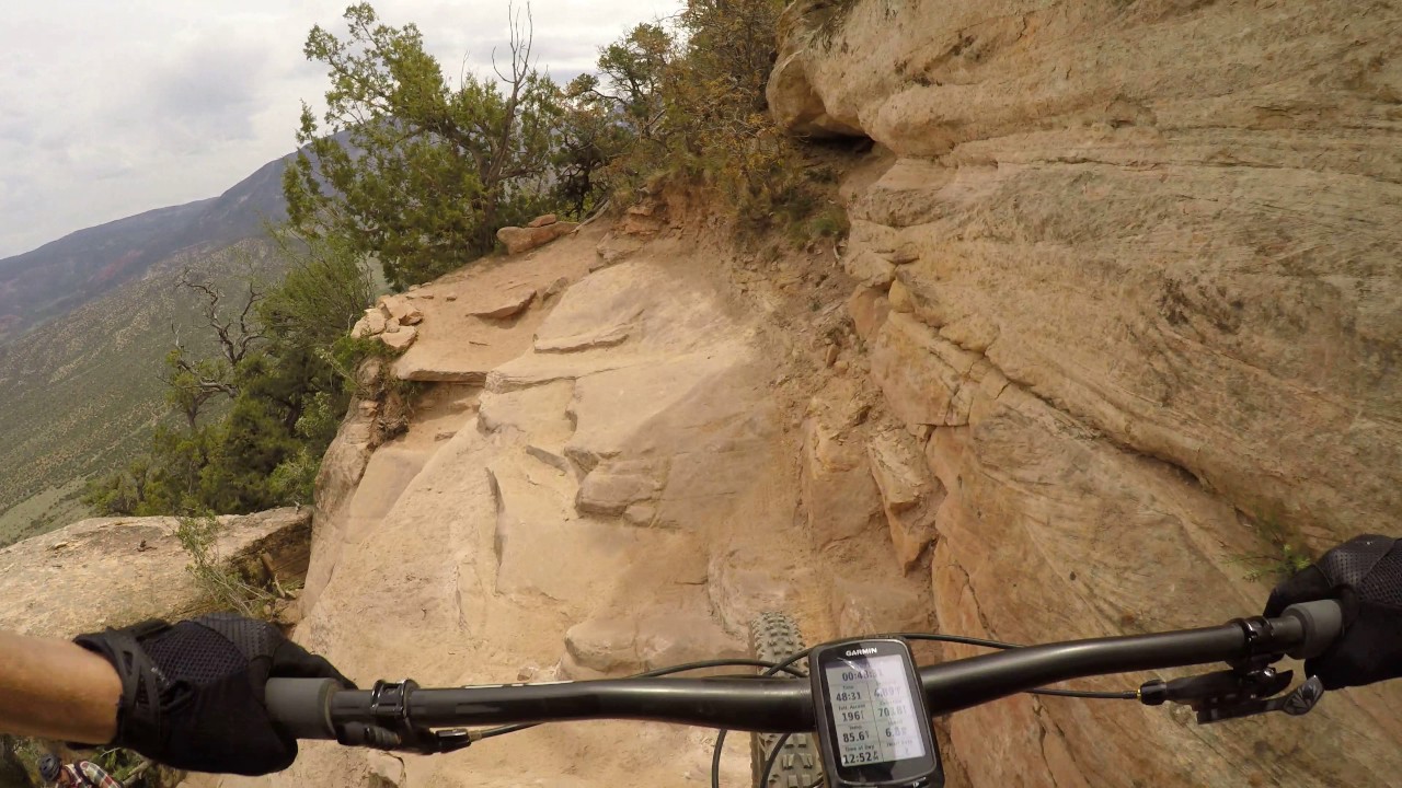 Riding the Snotch without stopping - The Whole Enchilada Moab, Utah