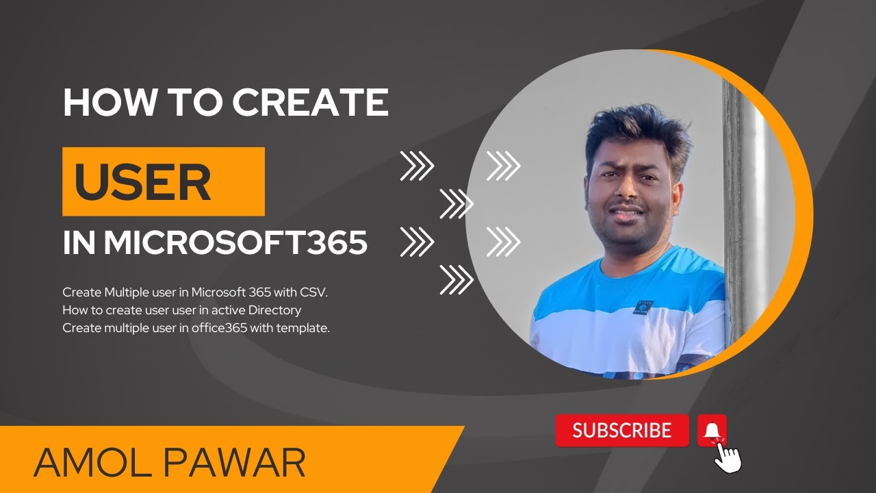 Create Multiple user in Microsoft 365 with CSV | Office365 | How IT Works !!!