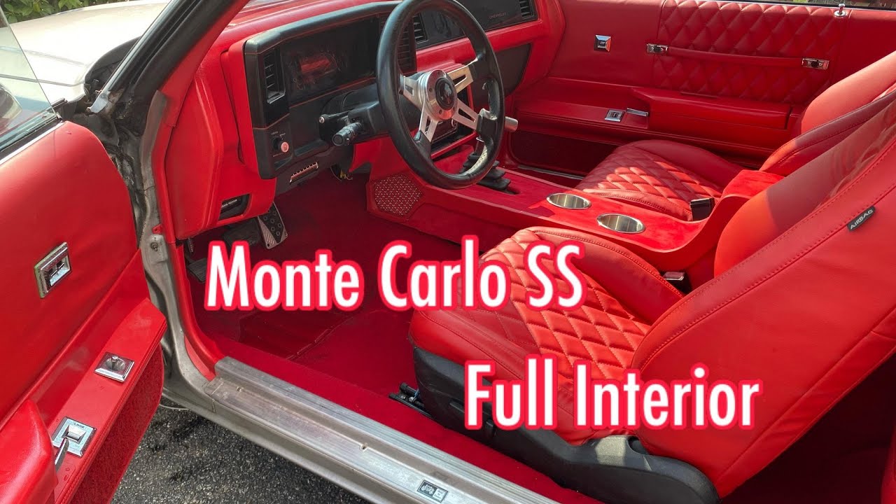 80s Monte Carlo SS l Full Interior l All Red Guts!!