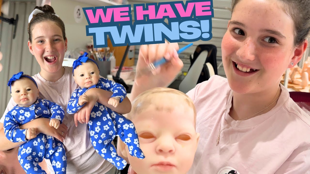 *REBORN TWINS* WORKSHOP UPDATE *ALIYAH PAINTS HAIR*