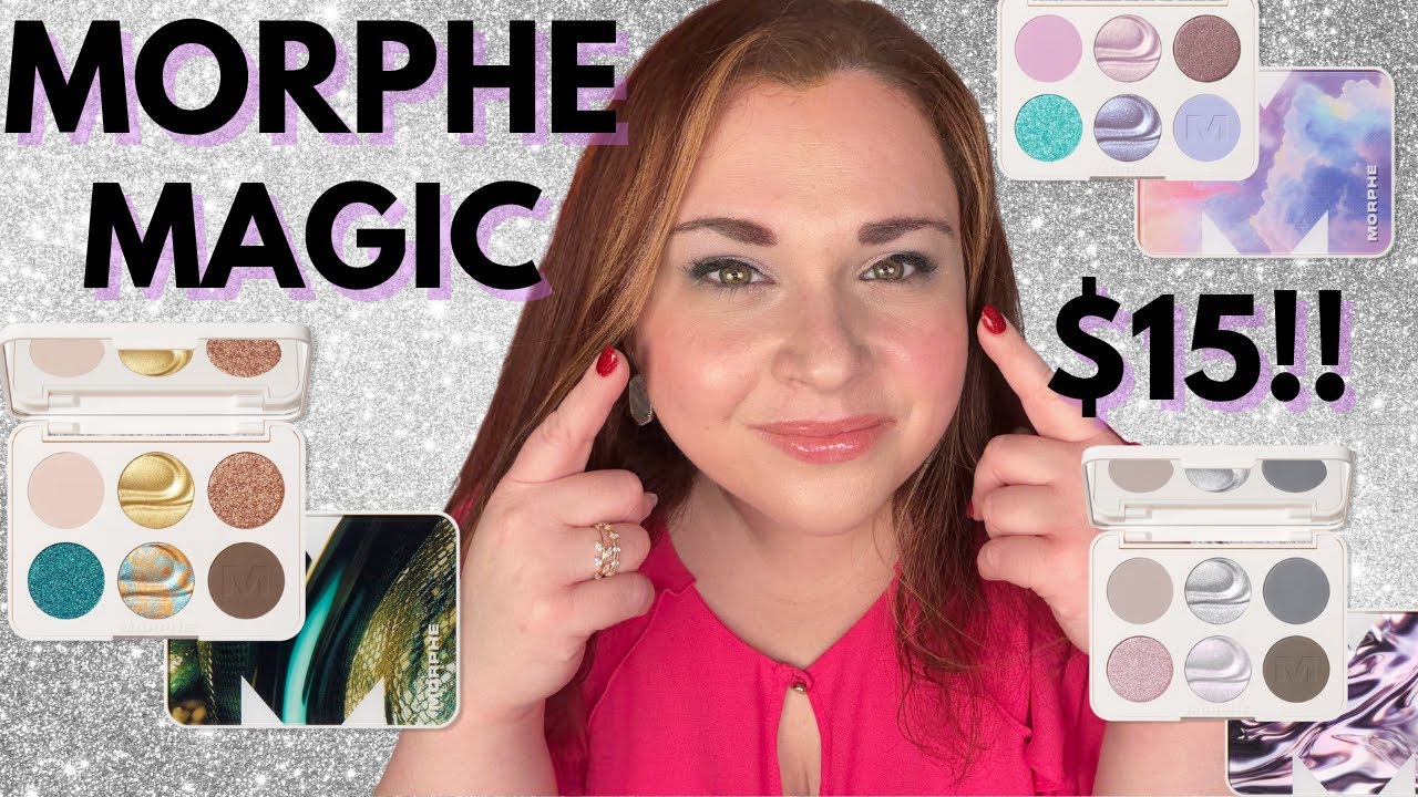 NEW MORPHE ChromaPlus Eyeshadow Palettes REVIEW and DEMO- Python Code, Cyber Code and Sky Fi