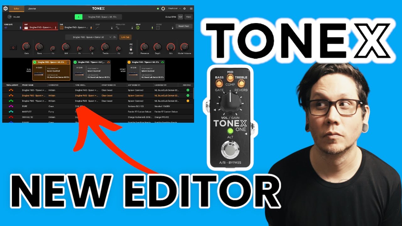 NEW Tonex Editor - using it with Tonex ONE