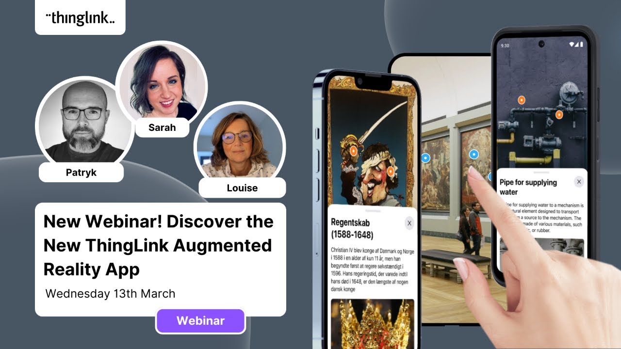 New Webinar: Discover the New ThingLink Augmented Reality App!