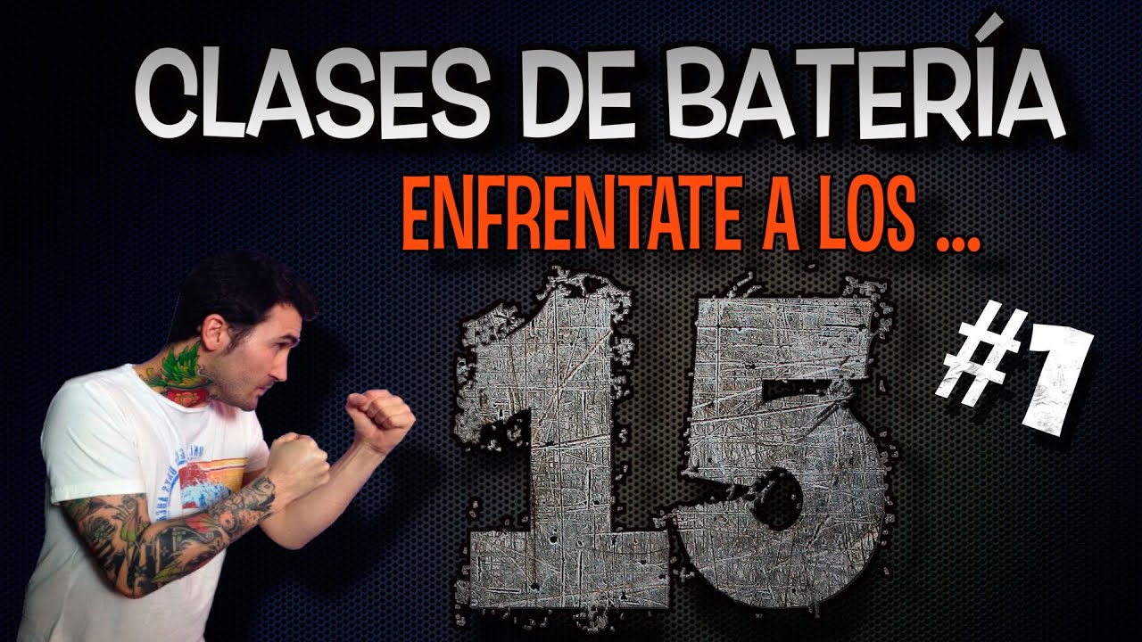 Clases de batería - Como tocar la bateria con los 15