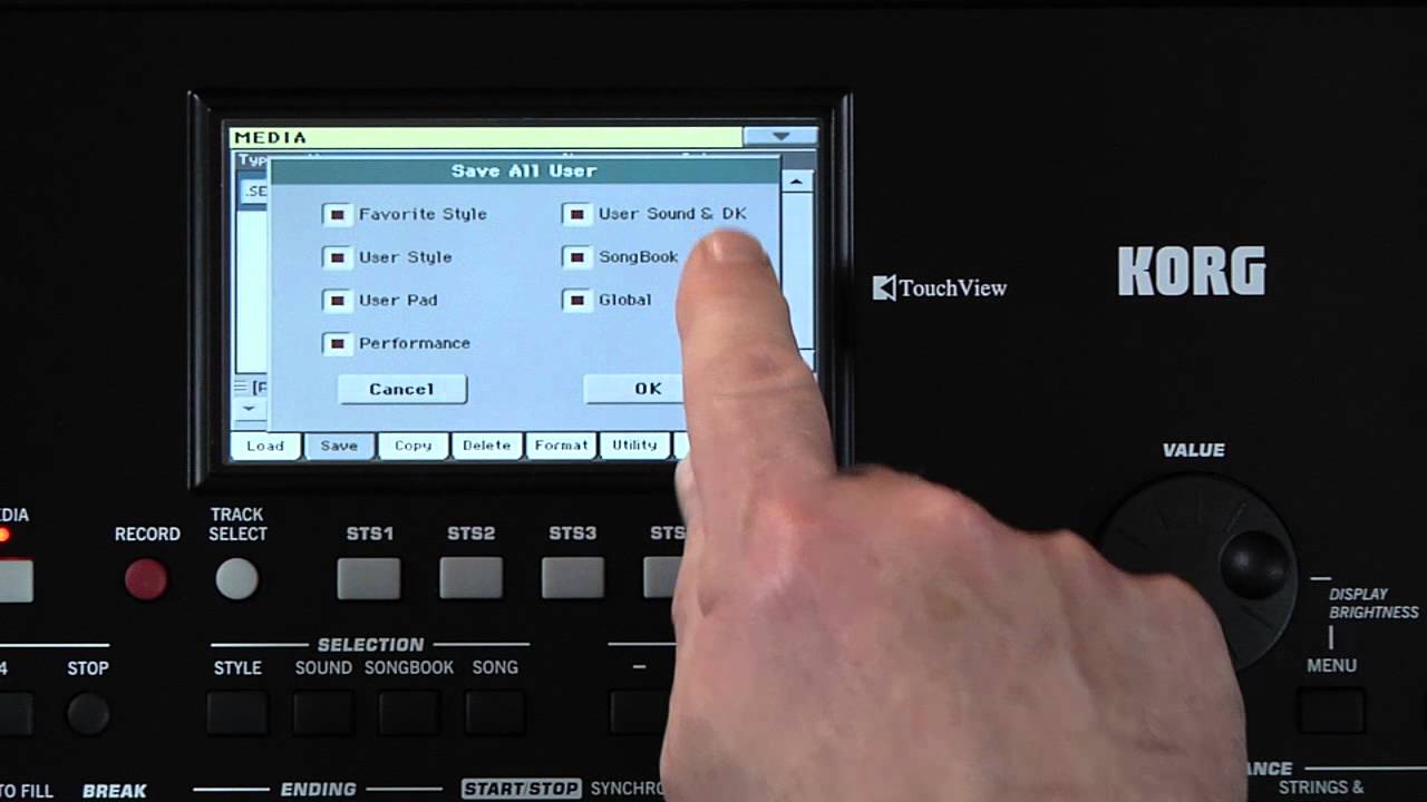 KORG Pa300 Video Manual - Part 7: Global, Media, and Updates