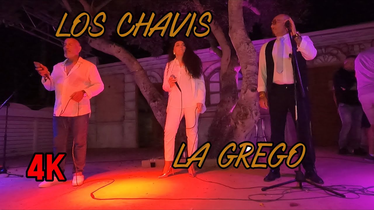 LOS CHAVIS  LA GREGO Y JERITO EN CONCIERTO 2024 CON SU ULTIMO TEMA RENUNCIE 4K RUMBA SALSA