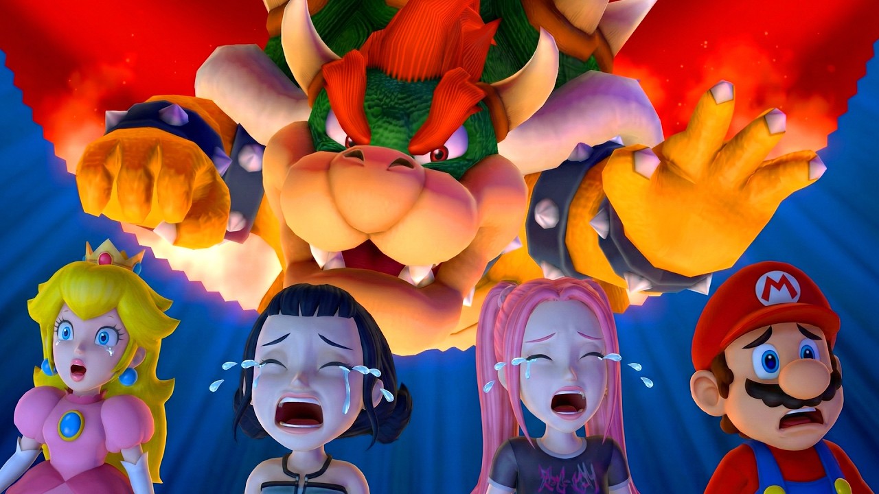 【マリオパーティ10】カオス城 ピーチとマリオがKPOPとチームを組んでクッパと戦います | Mario Switch