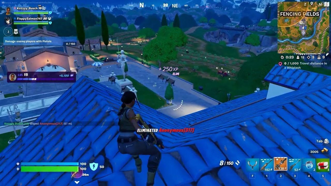 Peter Griffin's Pump-Shotty! LOL One Shot with Sniper!