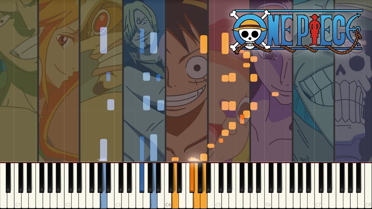 ONE PIECE 麦わらの一味 CM前後のアイキャッチ集【ピアノ】