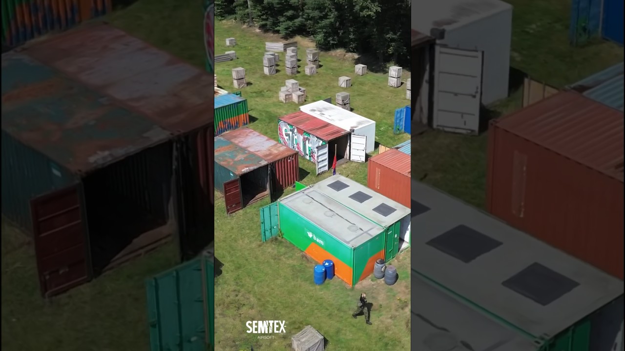 Made some drone footage for Airsoft Brothers 💥 #foryou #airsoft #shortvideo #viralvideo #shorts #fy