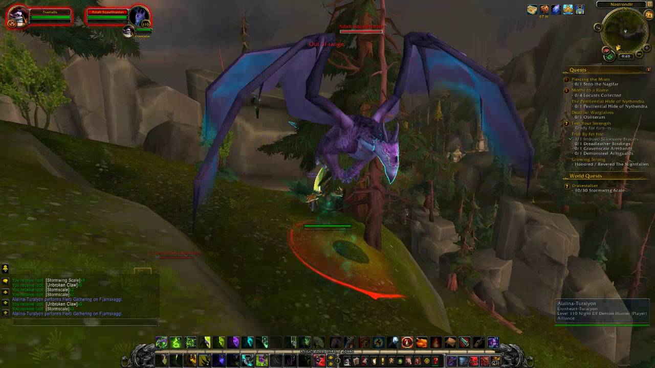 World of Warcraft Drakestalker Stormheim Legion World Quest Guide