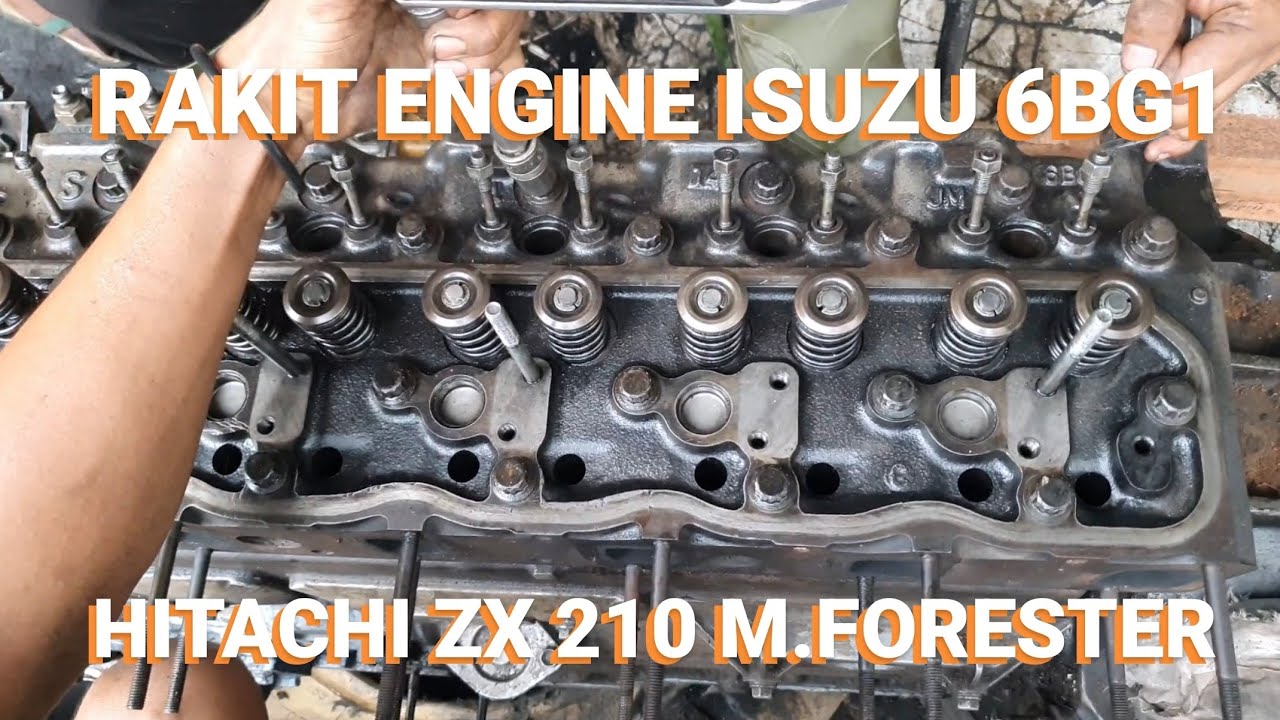 (PART 1) STEP OVERHOUL ENGINE ISUZU 6BG1 - MAIN TIPIS TIPIS BUAT ISENG DOANG !!