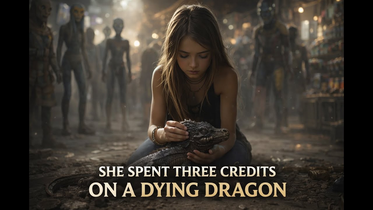 She Spent Her Last Three Credits on a Dying Dragon—The Market Froze | An Dark Fantasy Dragon Story